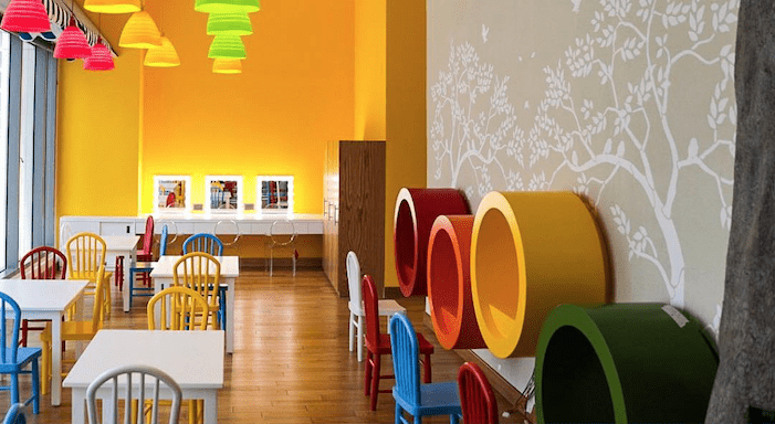 Wyndham Doha West Bay Kids Club Arts & Craft Tables