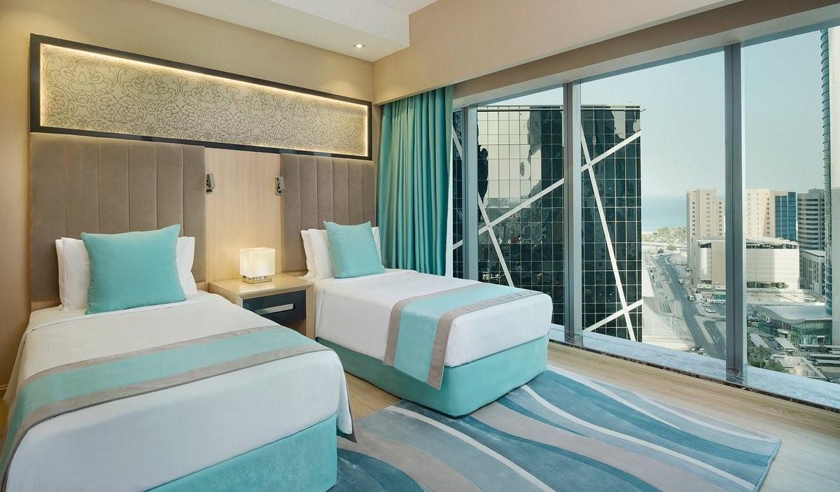 Wyndham Doha West Bay Twin Bedroom