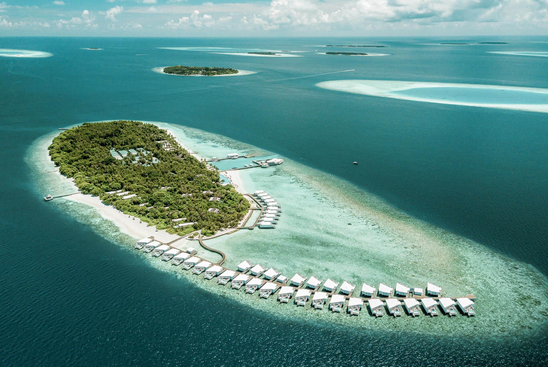 Amilla Maldives Resort and Residences Aerial View
