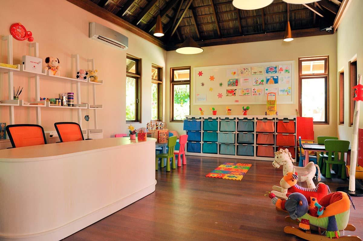 Ayada Maldives Kids Club Reception Area