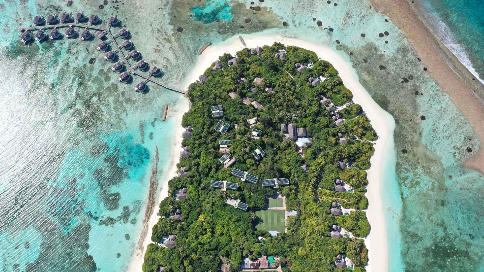 Six Senses Laamu Aerial View