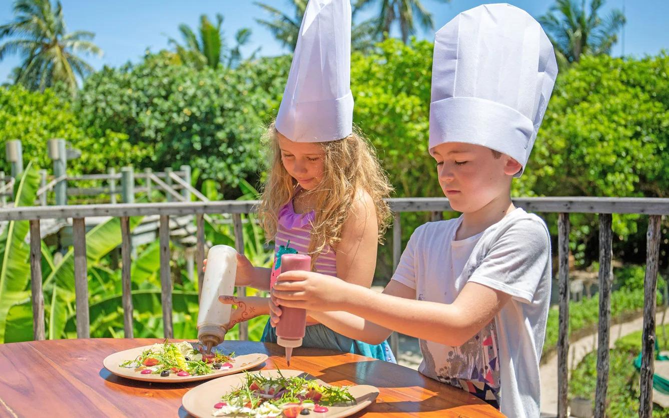 Six Senses Laamu Kids Club Cooking Class