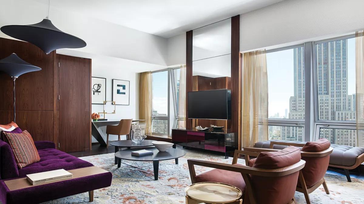 The Langham, New York Empire State Presidential Suite Living Room