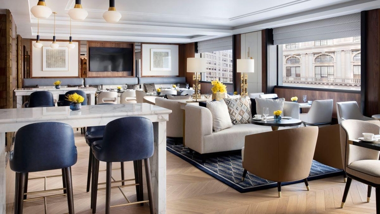 The Langham New York Executive Club Lounge