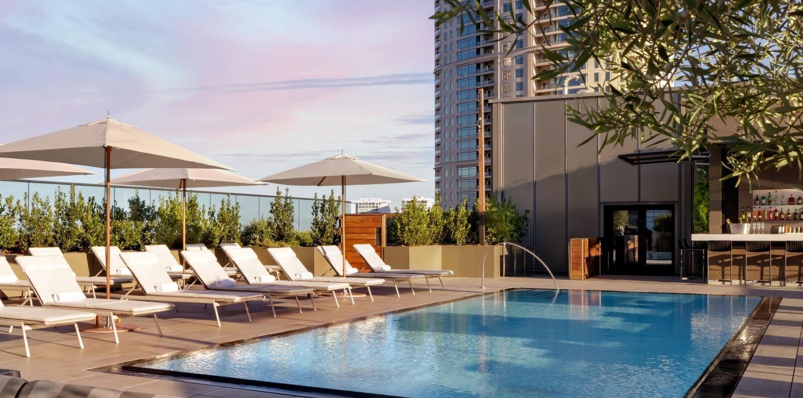 Fairmont Century Plaza Rooftop Pool