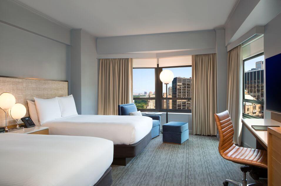 New York Hilton Midtown Double Double Bedroom