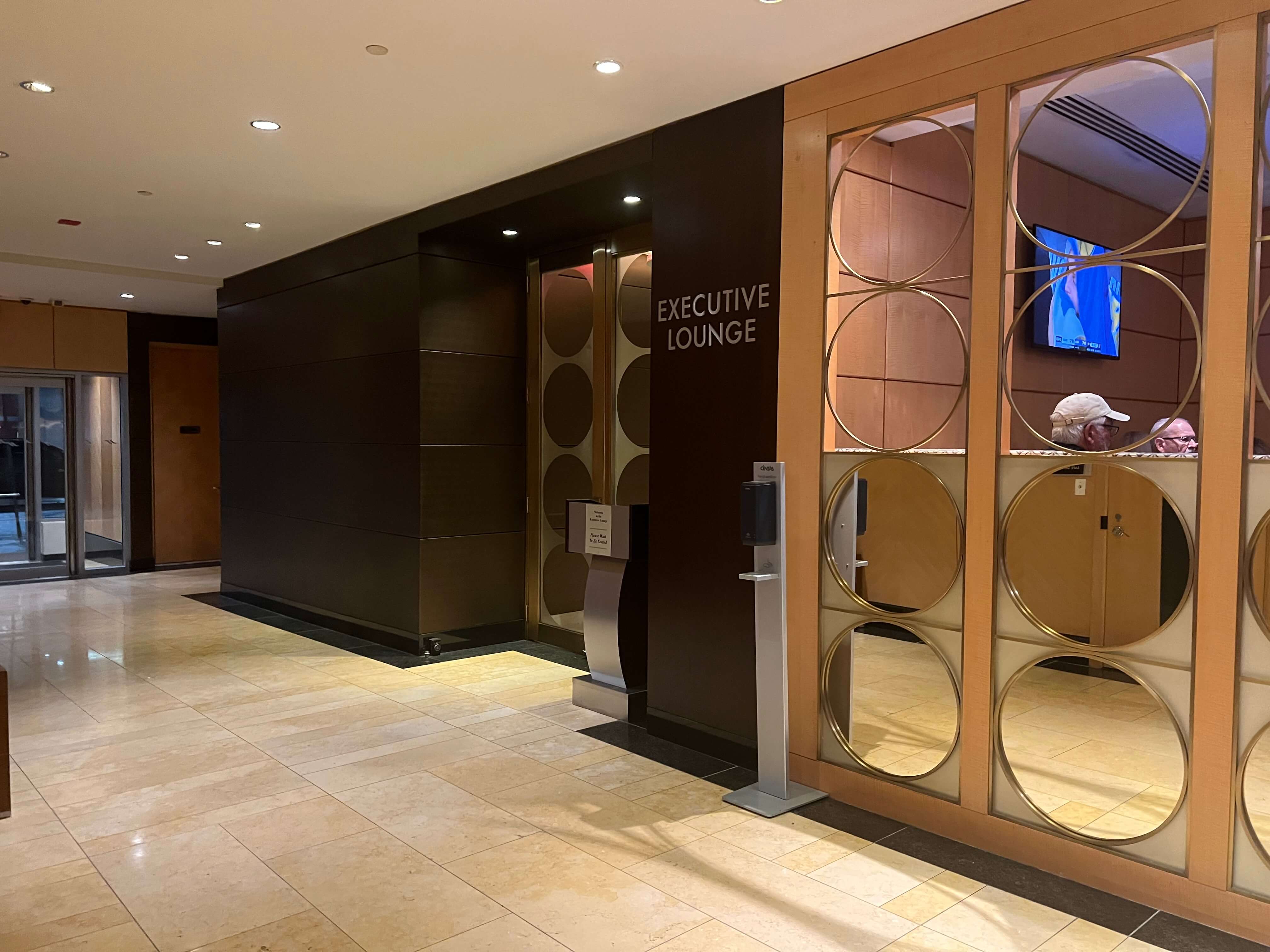 New York Hilton Midtown Executive Club Lounge Entrance