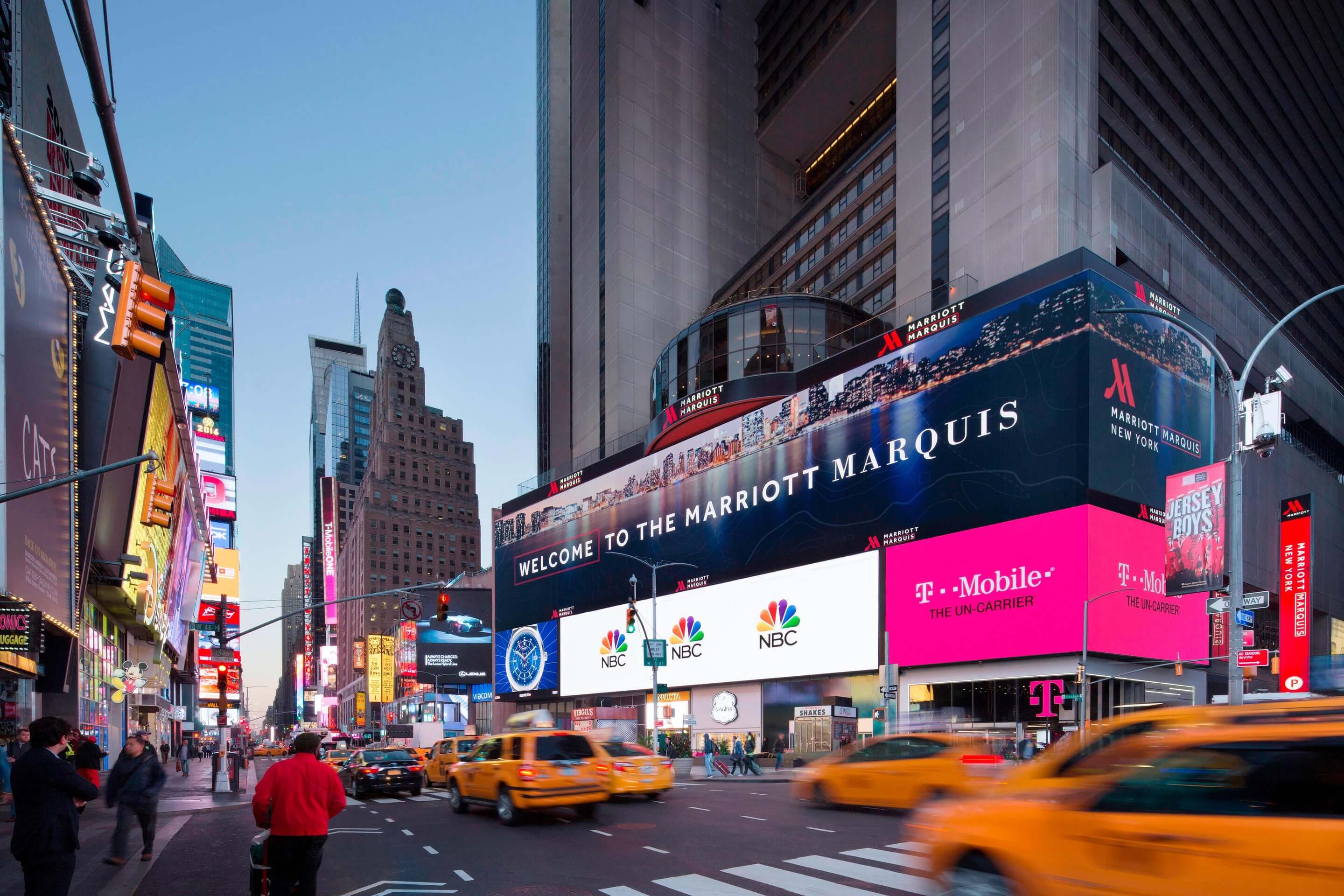 New York Marriott Marquis Exterior