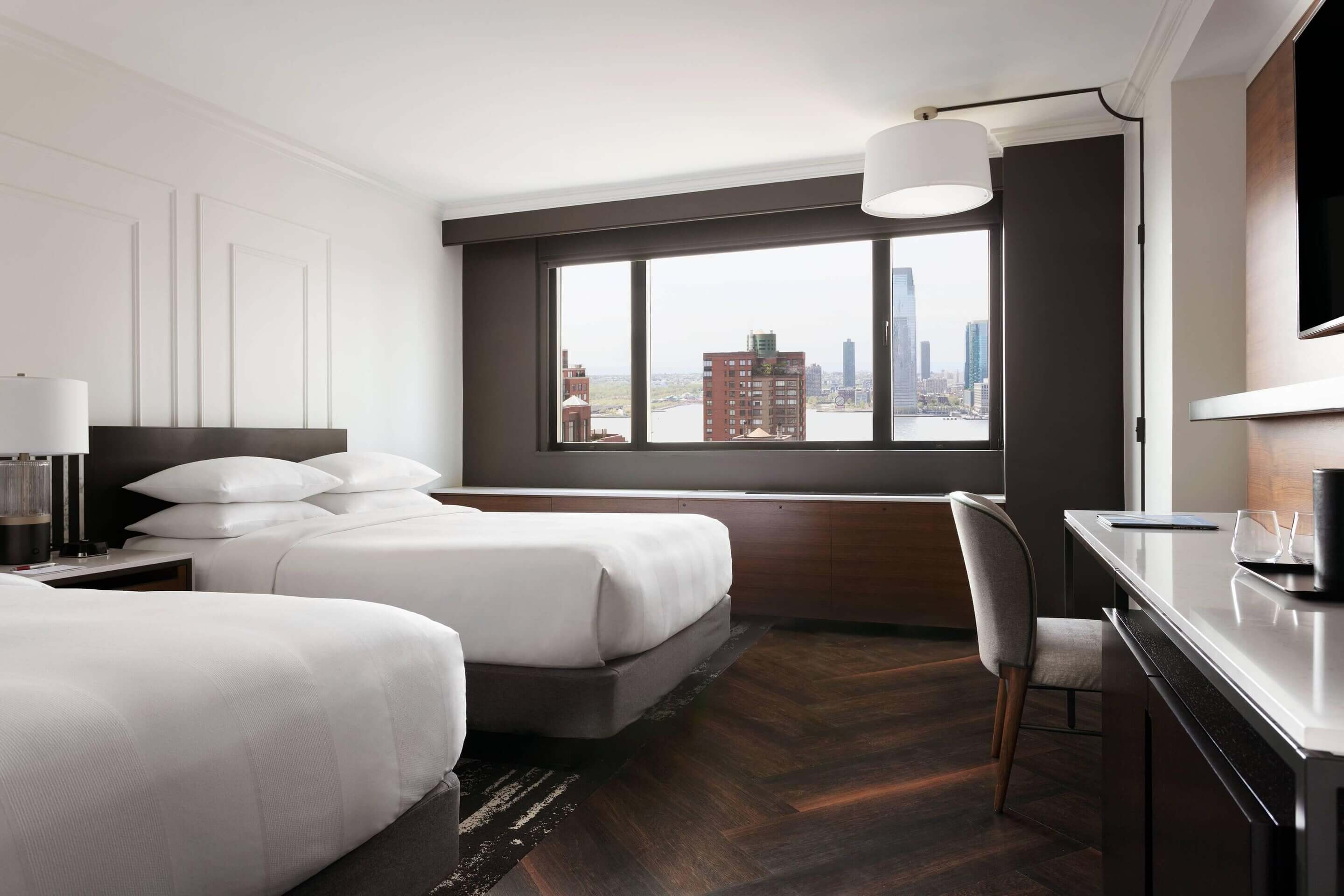 New York Marriott Twin Bedroom