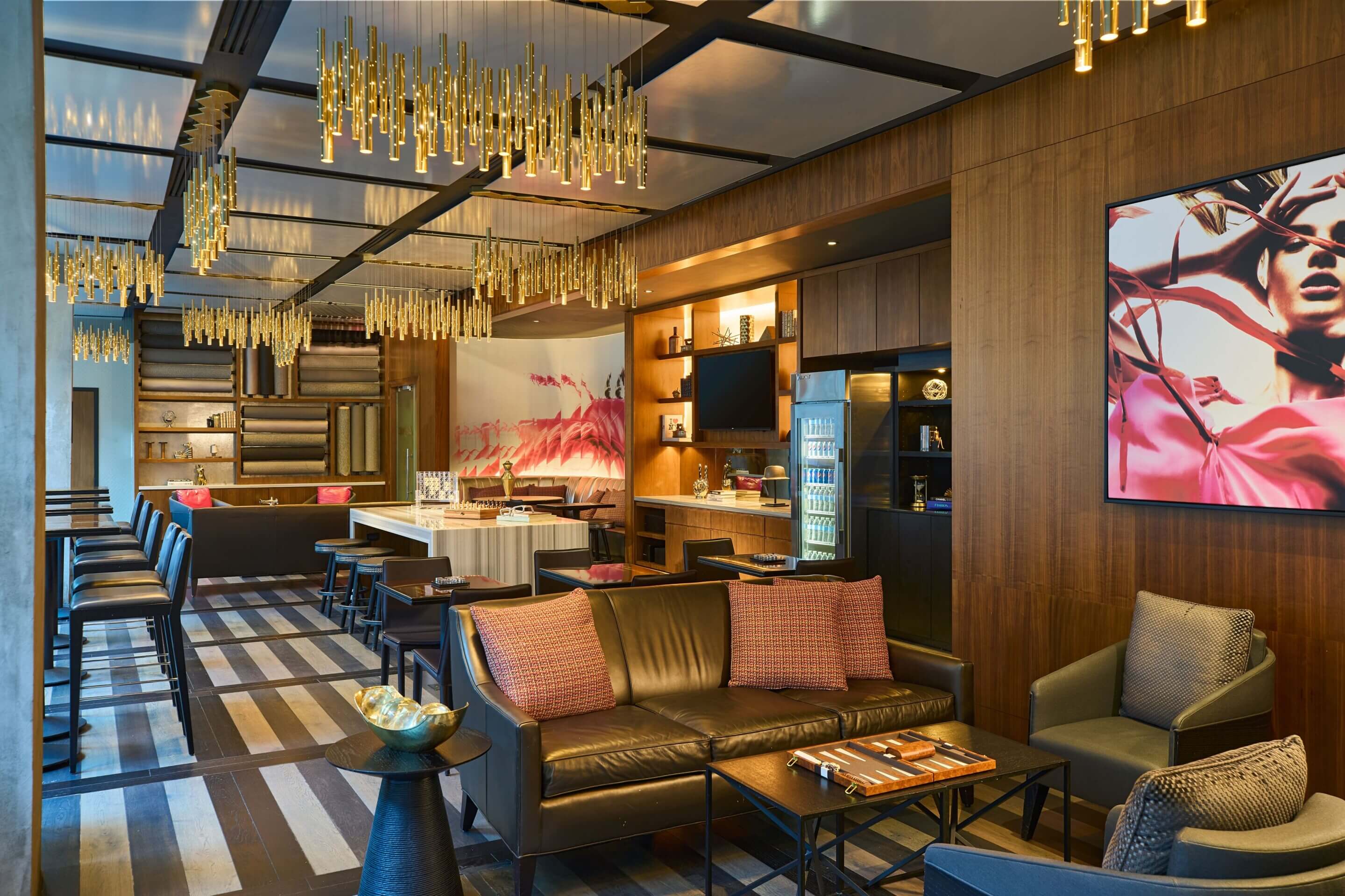 Renaissance New York Midtown Hotel Executive Club Lounge Seating Area