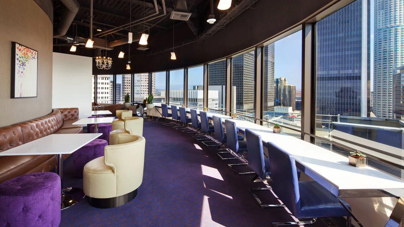 Sheraton Grand Los Angeles Executive Club Lounge Seating Area