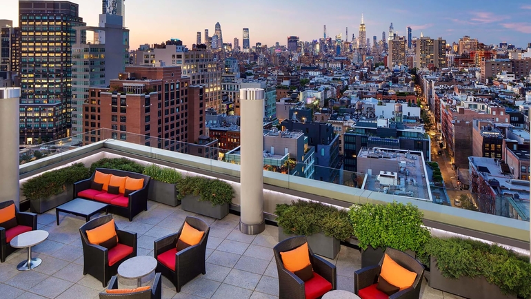 Sheraton Tribeca New York Hotel Executive Club Lounge