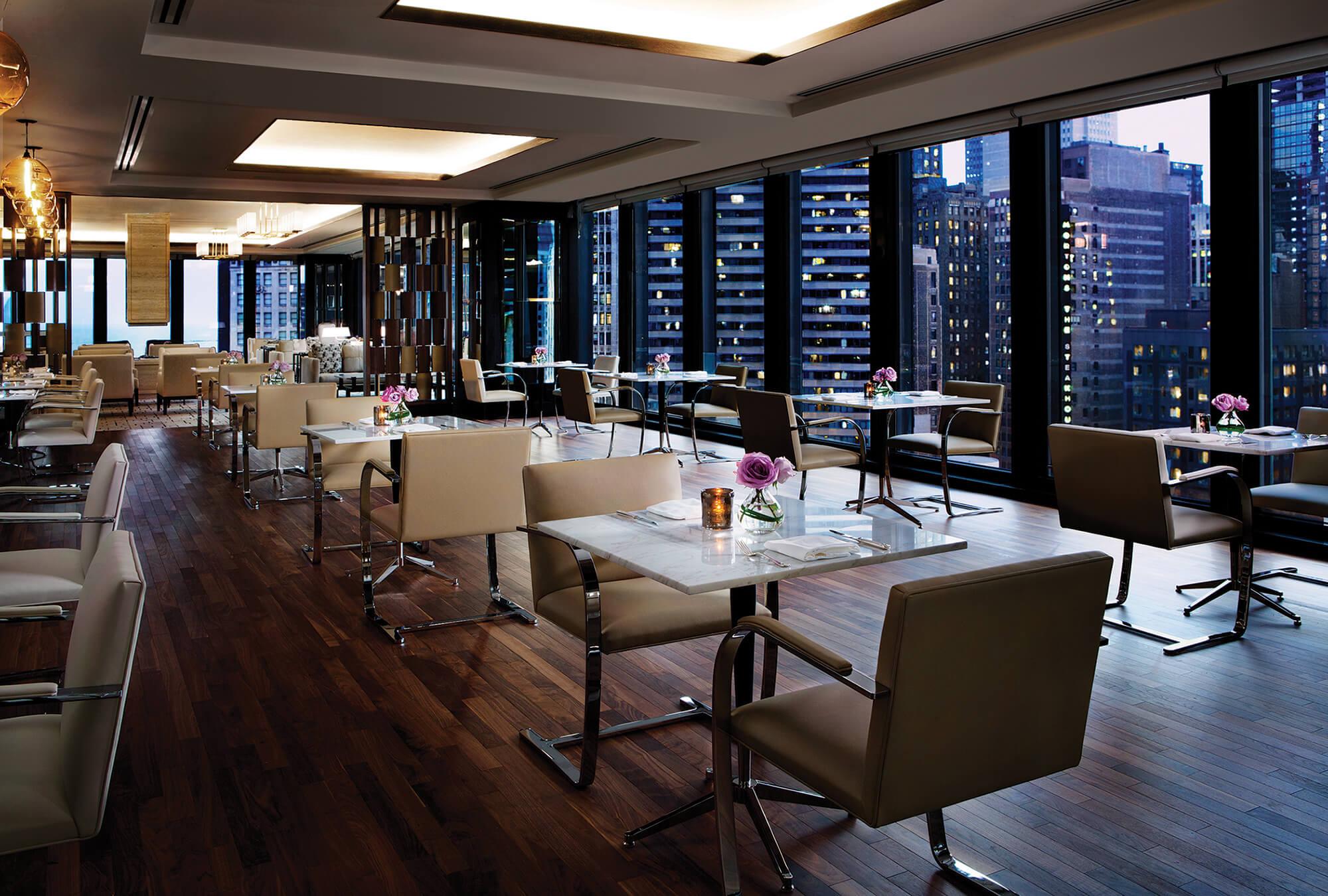 The Langham, Chicago Executive Club Lounge Tables