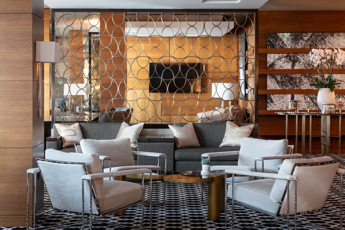 The Ritz-Carlton, Los Angeles Executive Club Lounge Seating Area