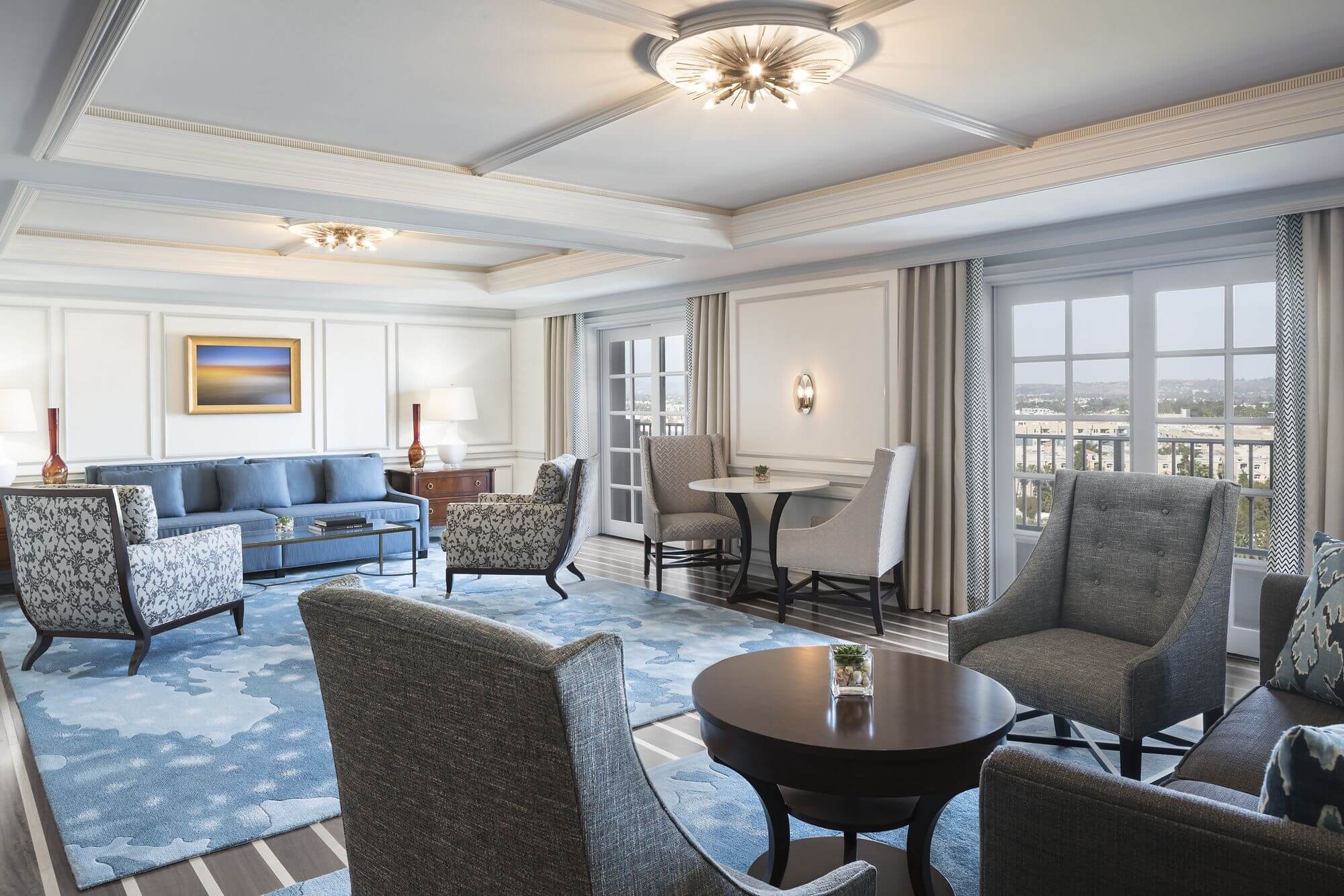 The Ritz-Carlton, Marina del Rey Executive Club Lounge Seating Area