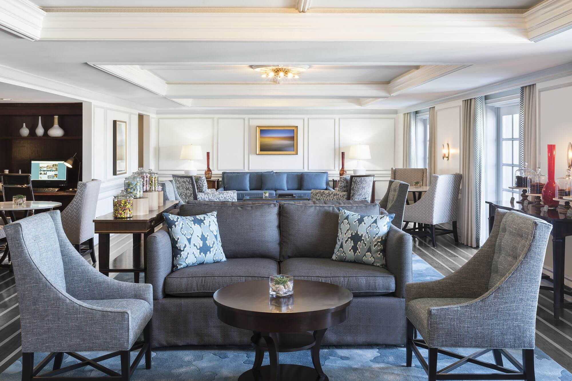 The Ritz-Carlton, Marina del Rey Executive Club Lounge Sofas