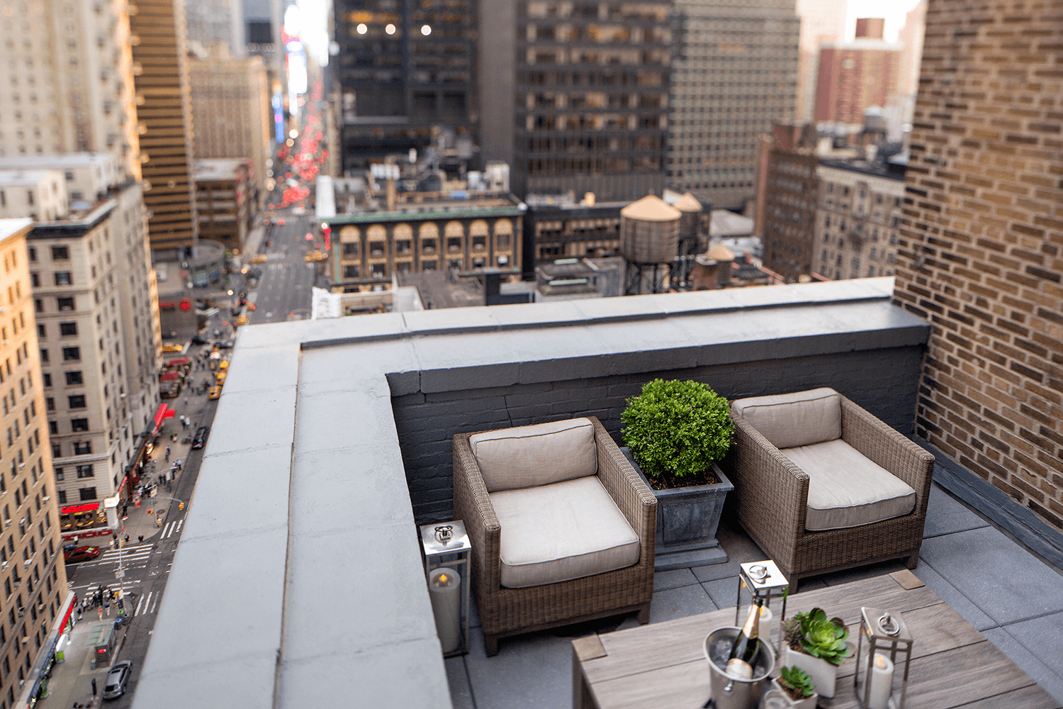 WestHouse Hotel New York Executive Club Lounge Outdoor View