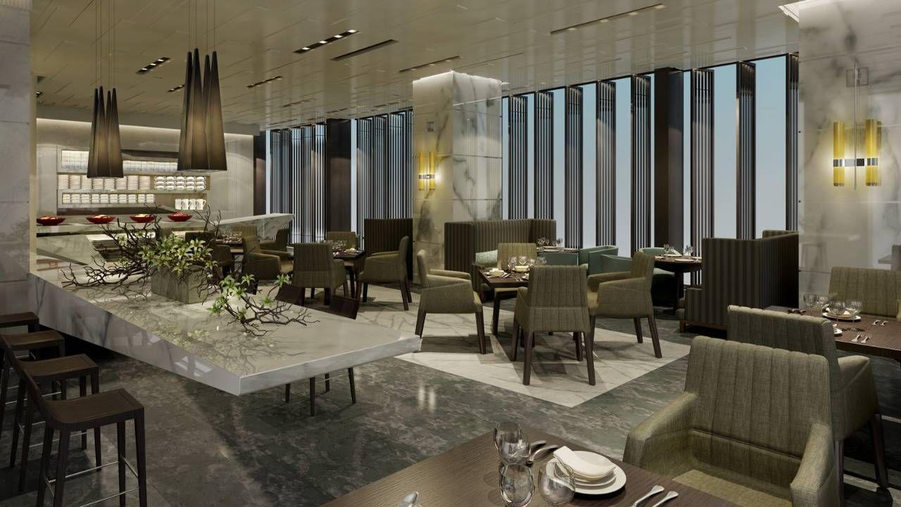 Four Seasons Hotel Shenzhen Executive Club Lounge Seating Area