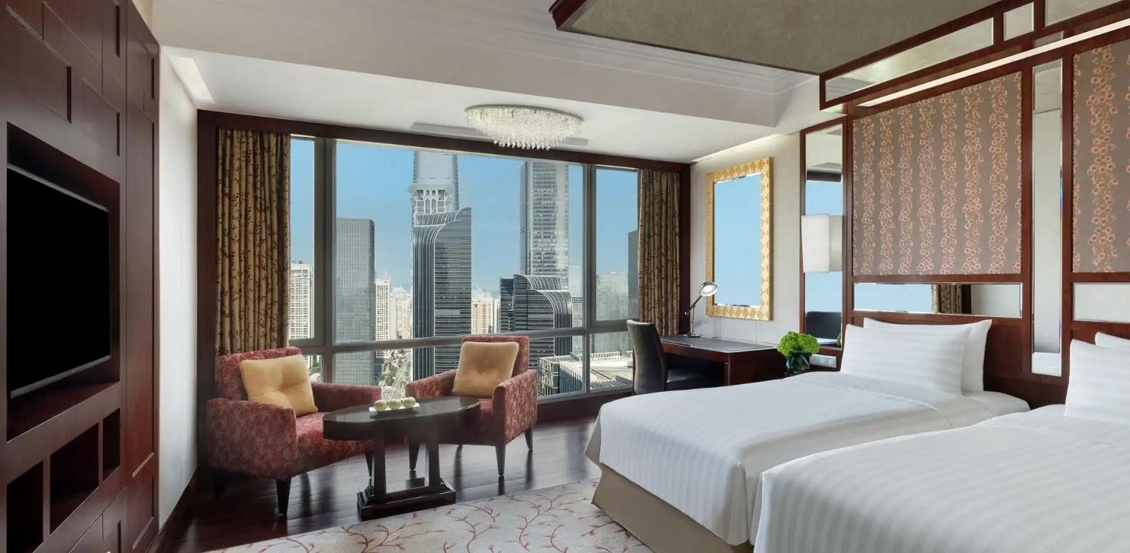 Futian Shangri-La, Shenzhen Twin Bedroom