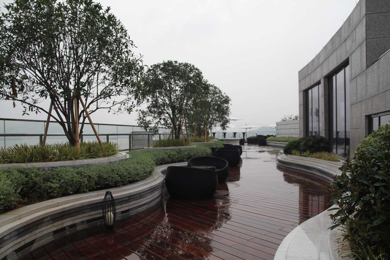 Grand Hyatt Hangzhou Executive Club Lounge Outdoor Space