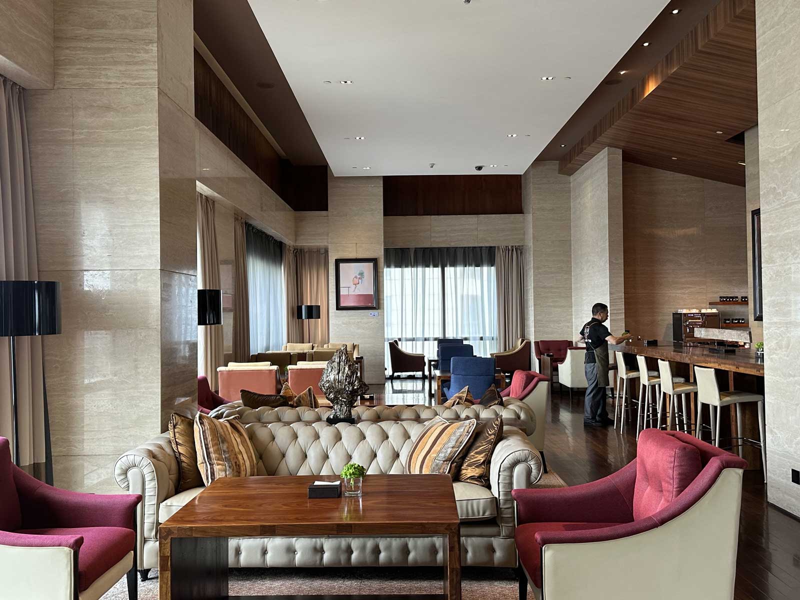 Grand Hyatt Shenzhen Executive Club Lounge Sofas