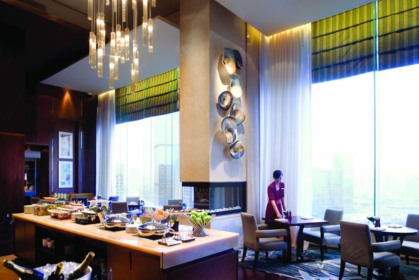 The Ritz-Carlton, Shenzhen Executive Club Lounge Food Area