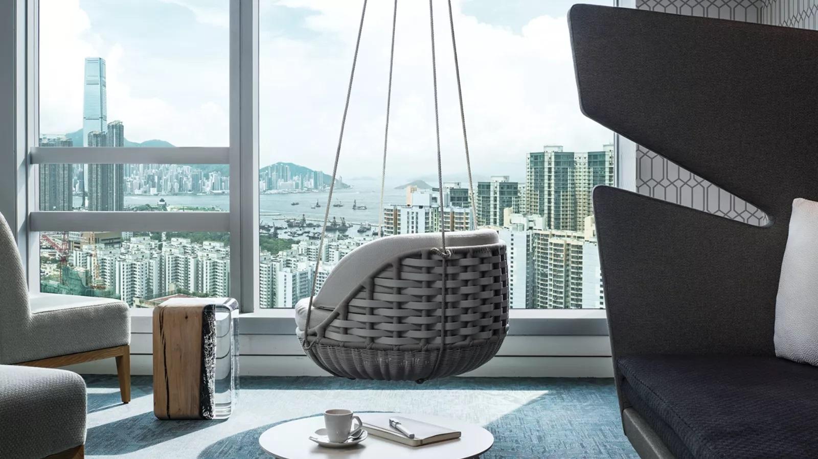 Cordis, Hong Kong Executive Club Lounge View