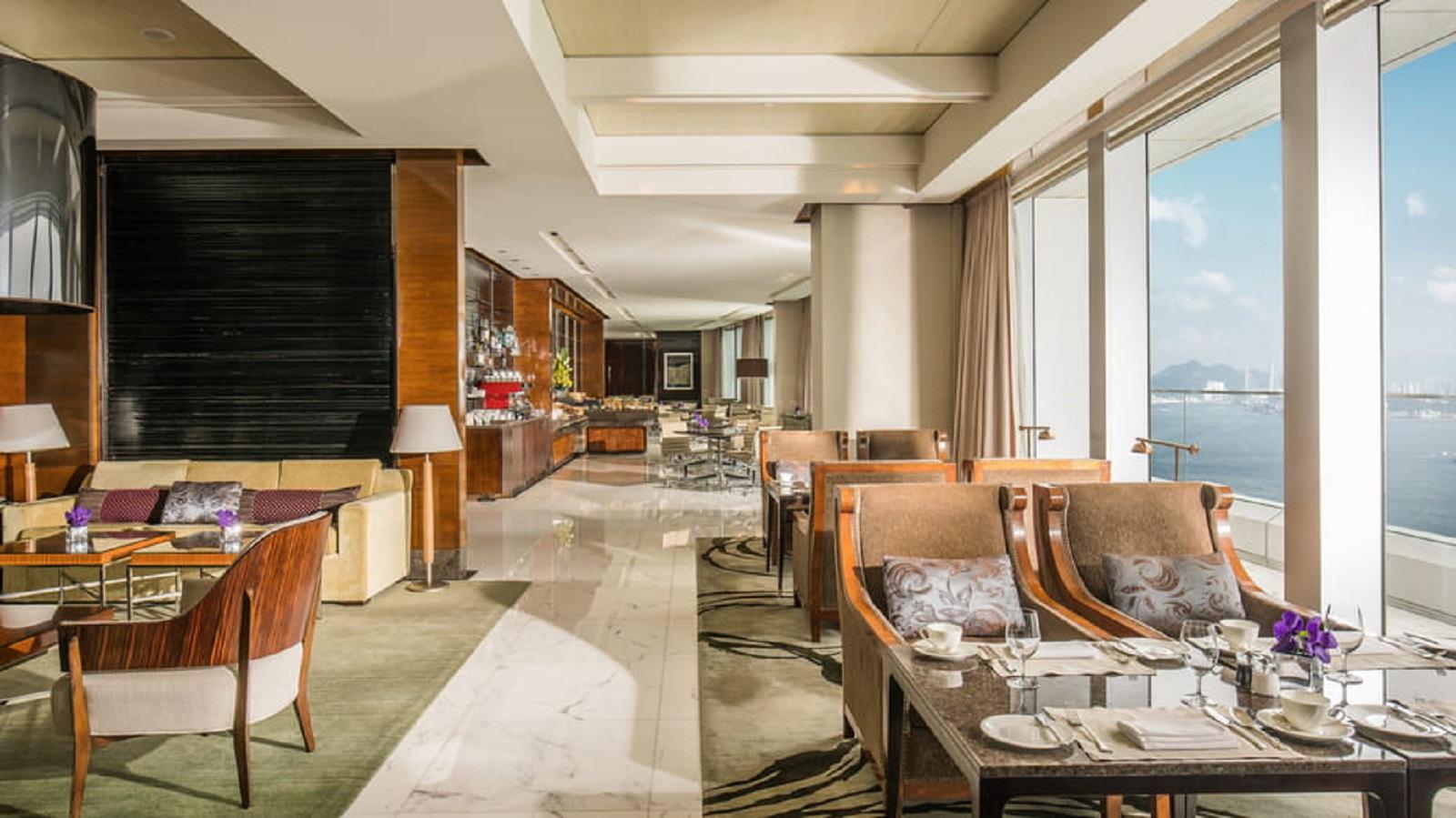 Four Seasons Hotel Hong Kong Executive Club Lounge Seating