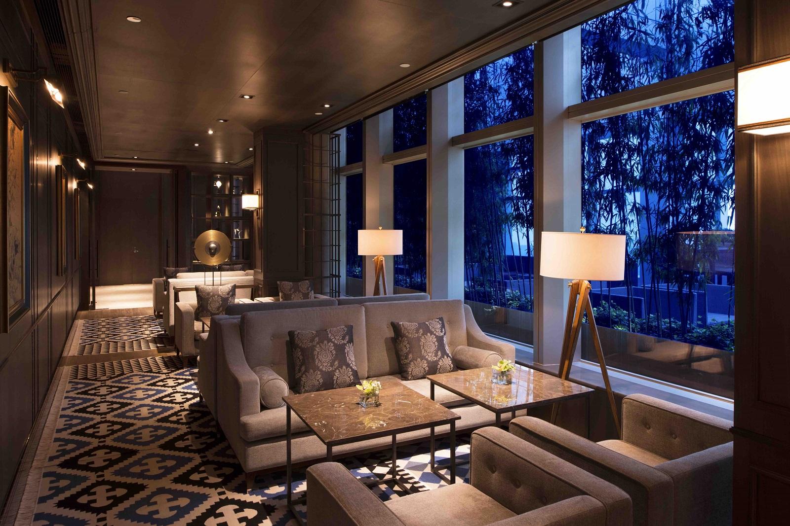 Grand Hyatt Macau Executive Club Lounge Sofa Area Terrace