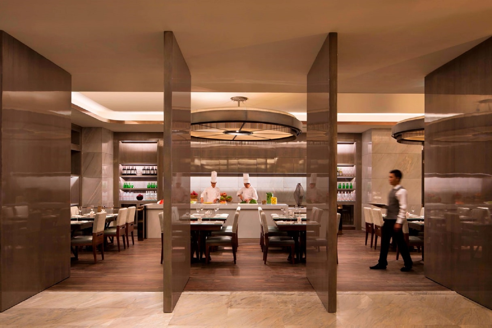 JW Marriott Hotel Macau Executive Club Lounge Food Area