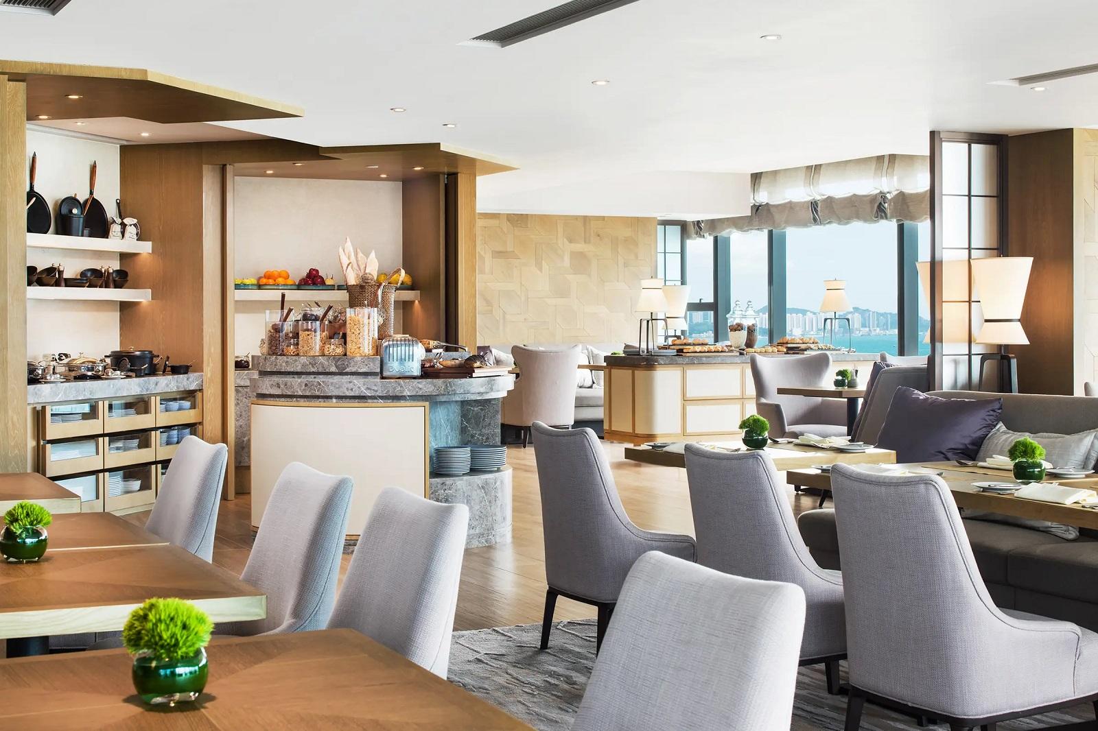 Kerry Hotel Hong Kong Executive Club Lounge Tables