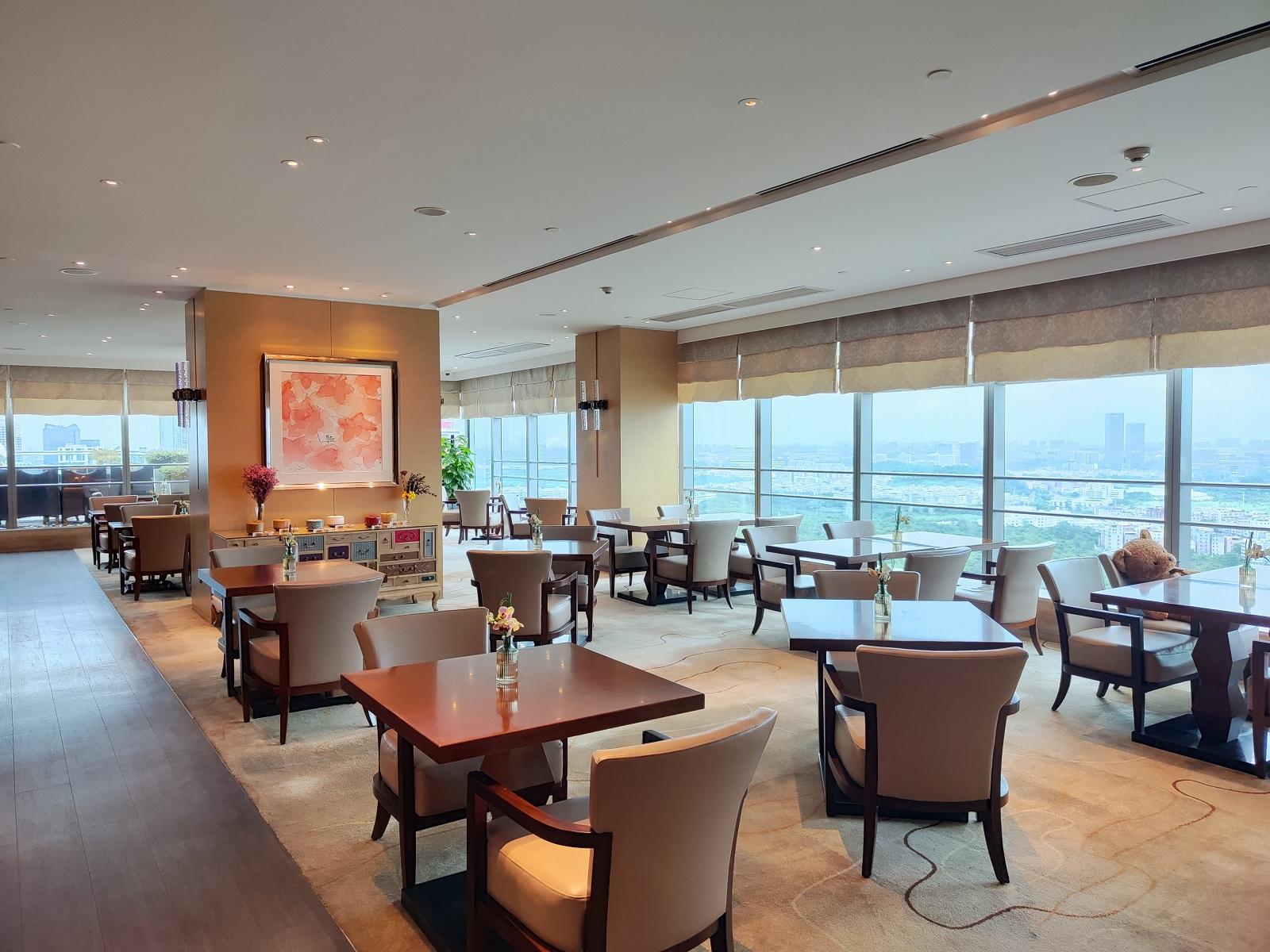 Langham Place Guangzhou Executive Club Lounge Tables