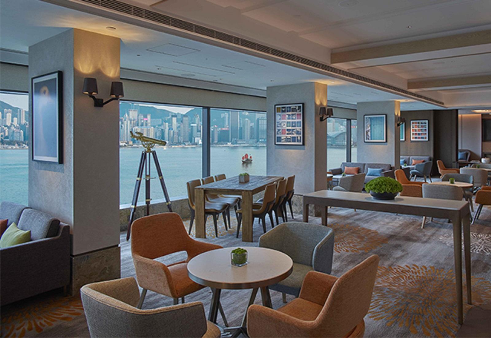 New World Millennium Hong Kong Hotel Executive Club Lounge Seating
