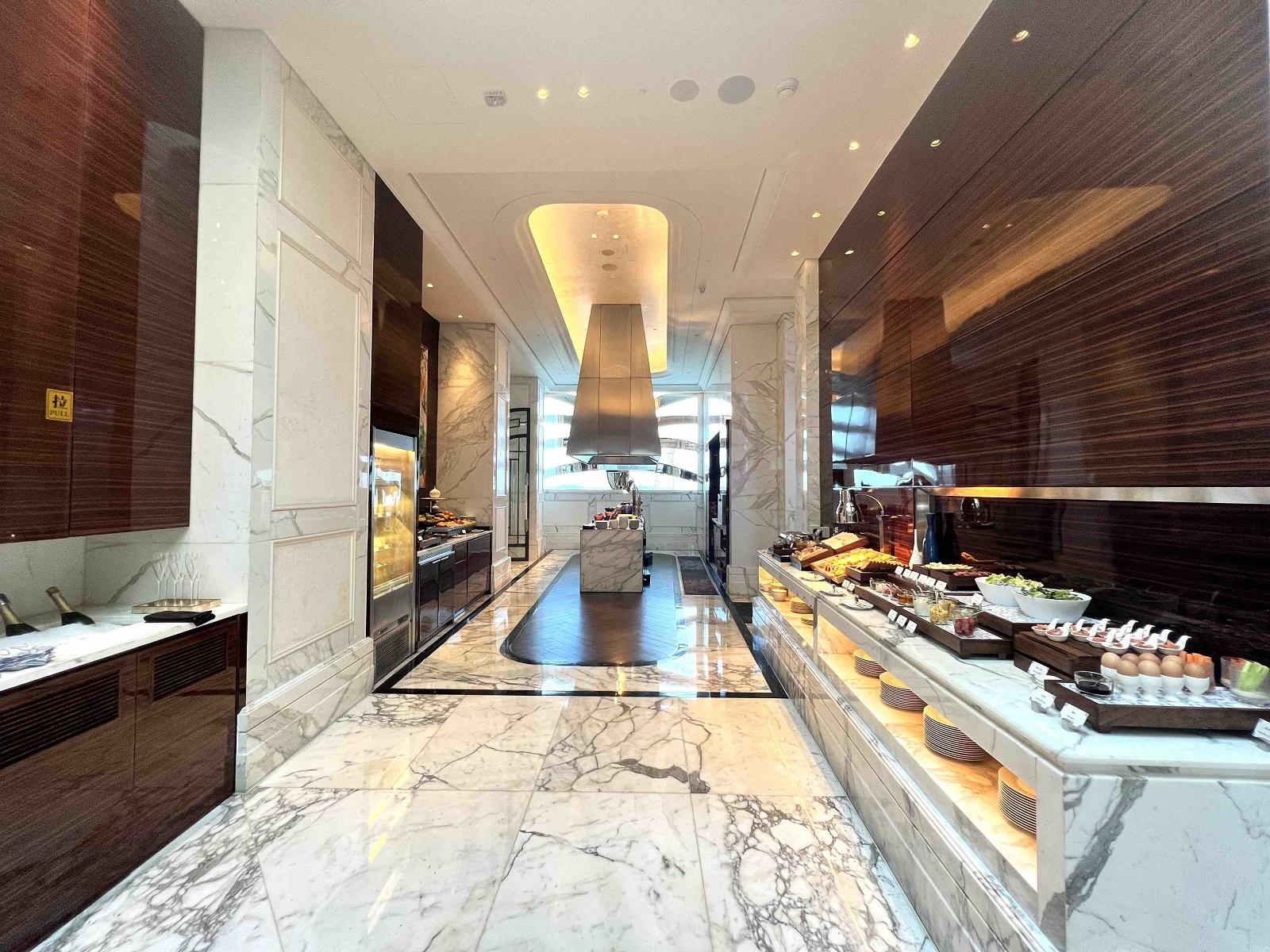 Ritz Carlton Macau Executive Club Lounge Food Area