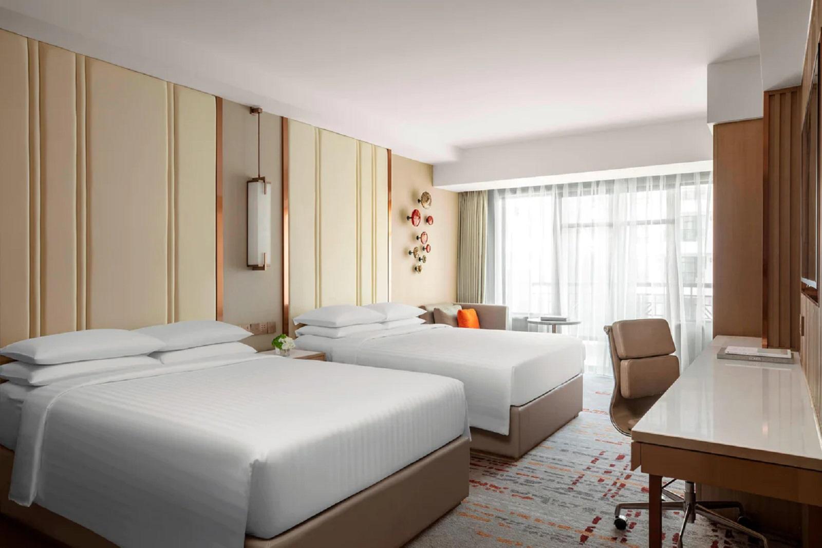 Shanghai Marriott Hotel Hongqiao Twin Bedroom