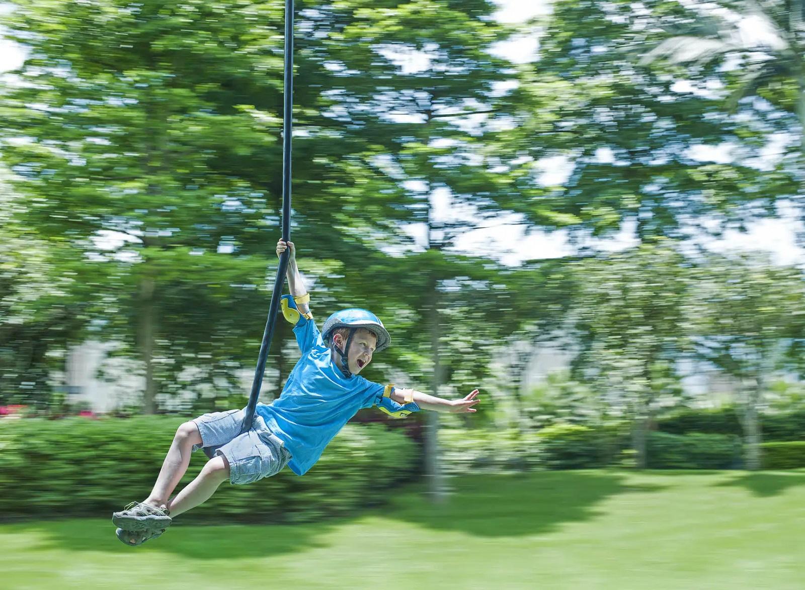 Shangri-La Guangzhou Kids Club Zip Line