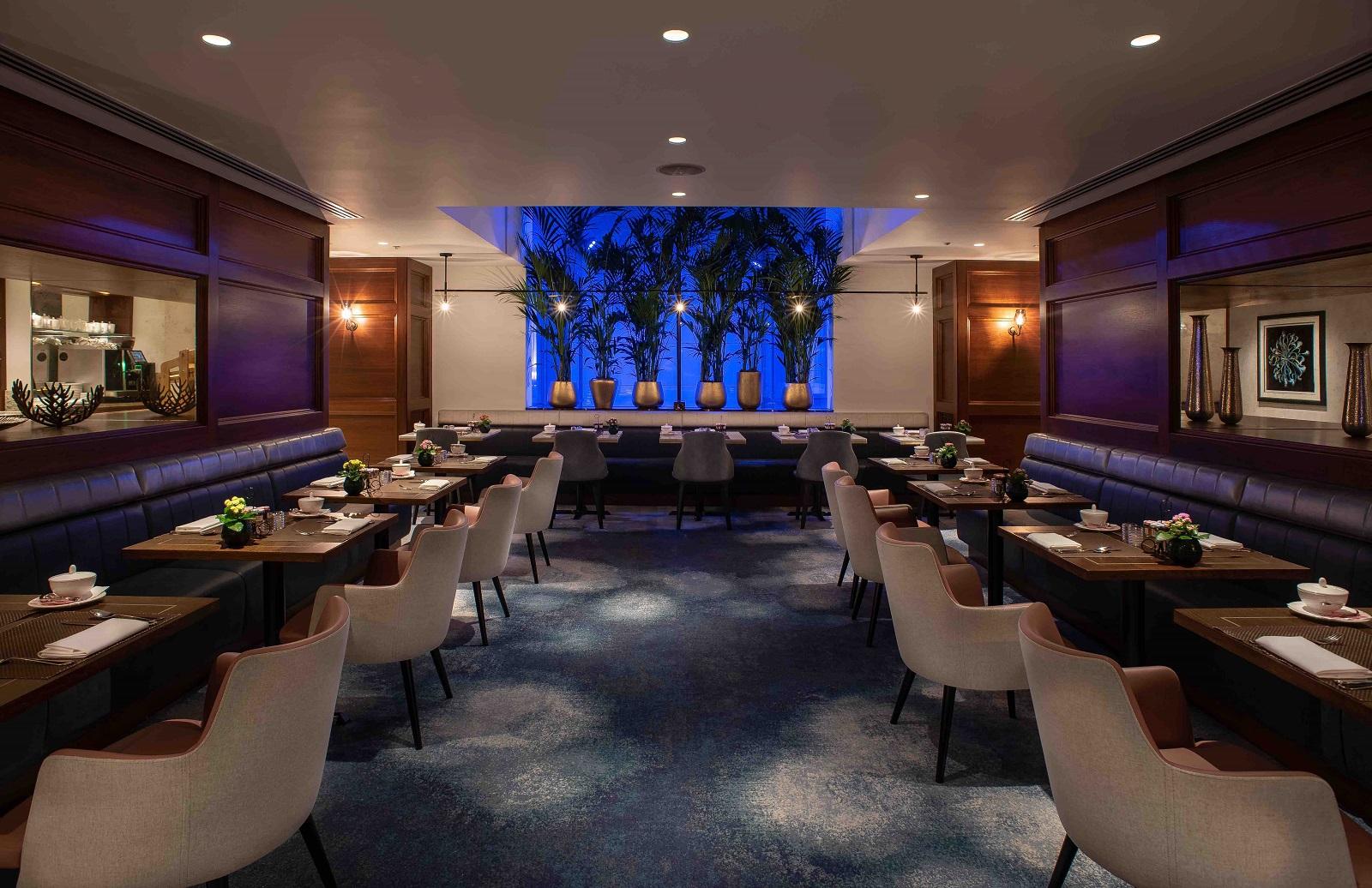 Conrad London St. James Executive Club Lounge Dining Tables