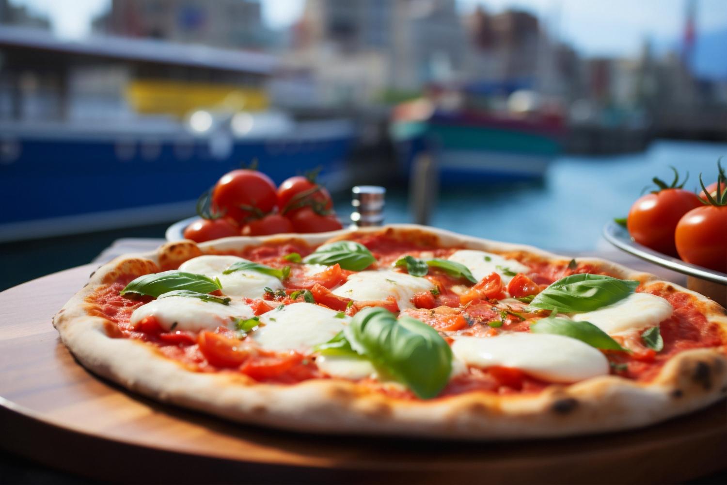 Imagine the Freshness and Bursting Flavours of this Traditional Italian Pizza