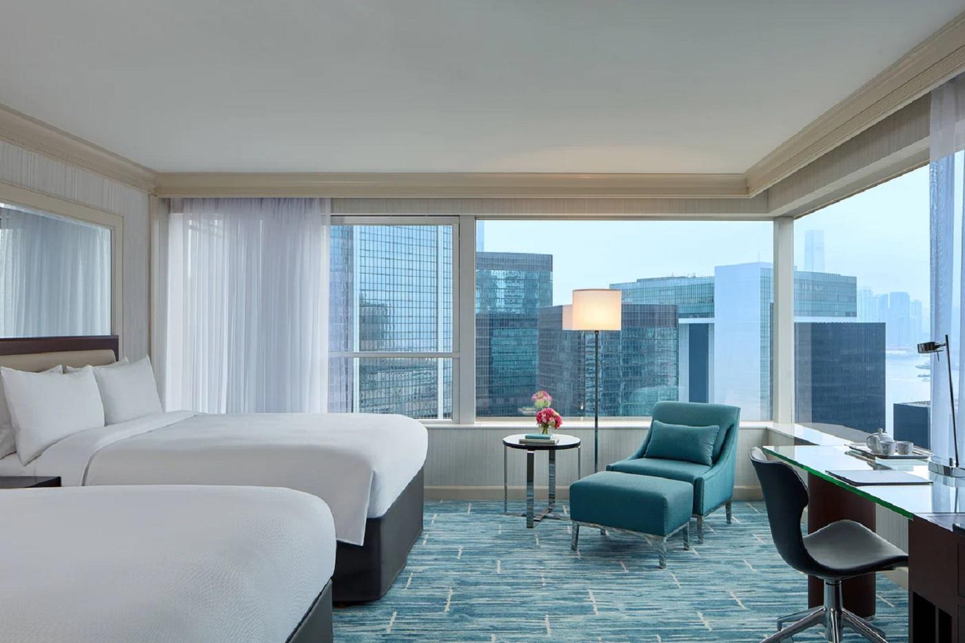 JW Marriott Hotel Hong Kong Twin Bedroom