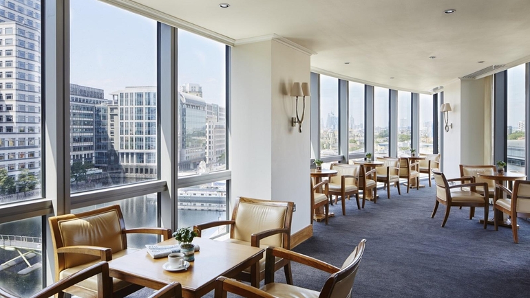 London Marriott Hotel Canary Wharf Executive Club Lounge
