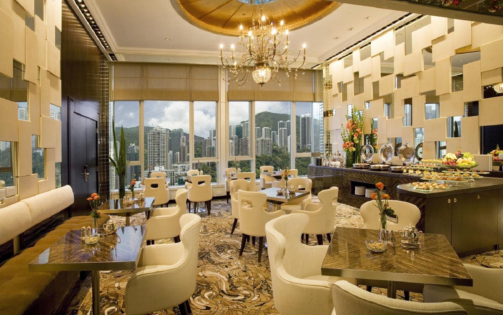 Regal Hongkong Hotel Executive Club Lounge Seating Area
