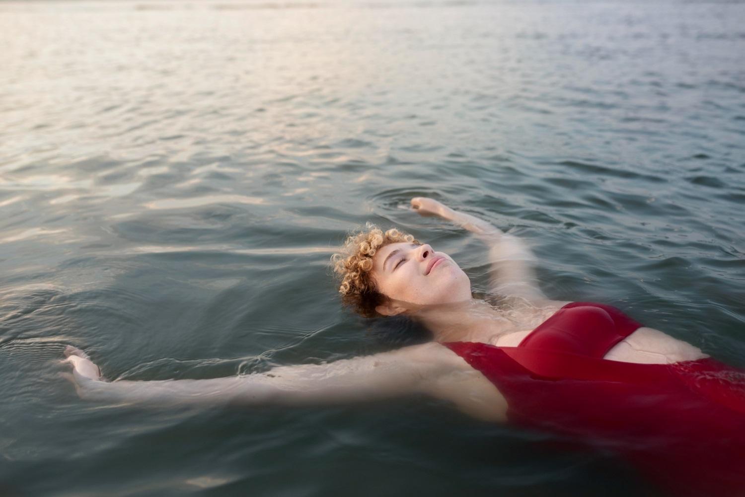 The Pure Bliss of Floating Weightlessly in the Salty Dead Sea of Israel