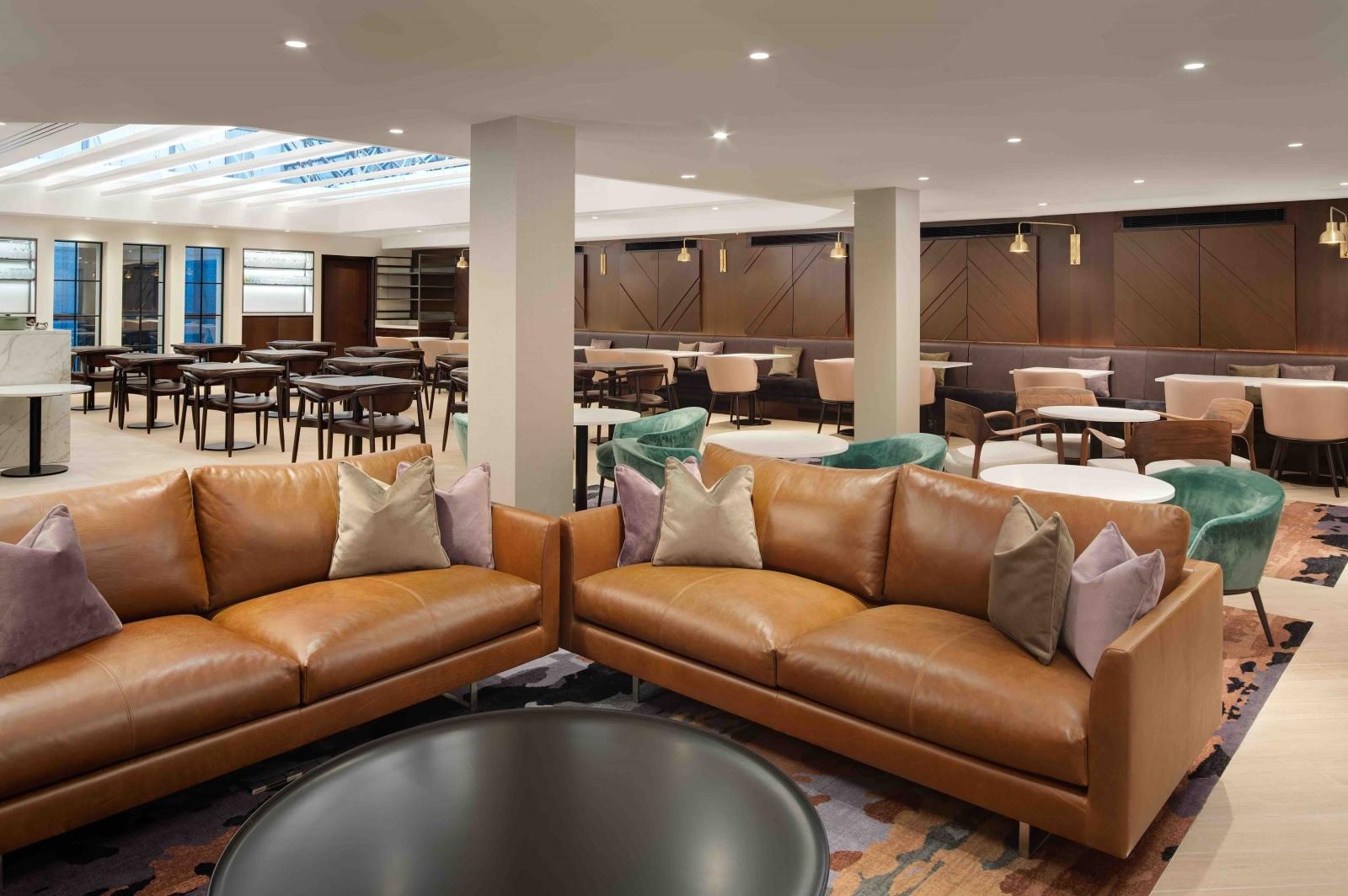 Hilton London Metropole Executive Club Lounge Sofa Seating