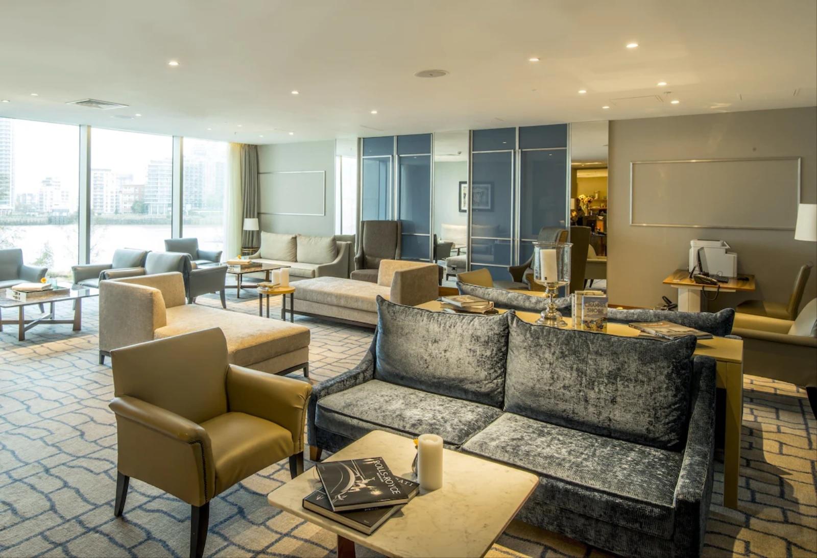 InterContinental London - the O2 Executive Club Lounge Sofas