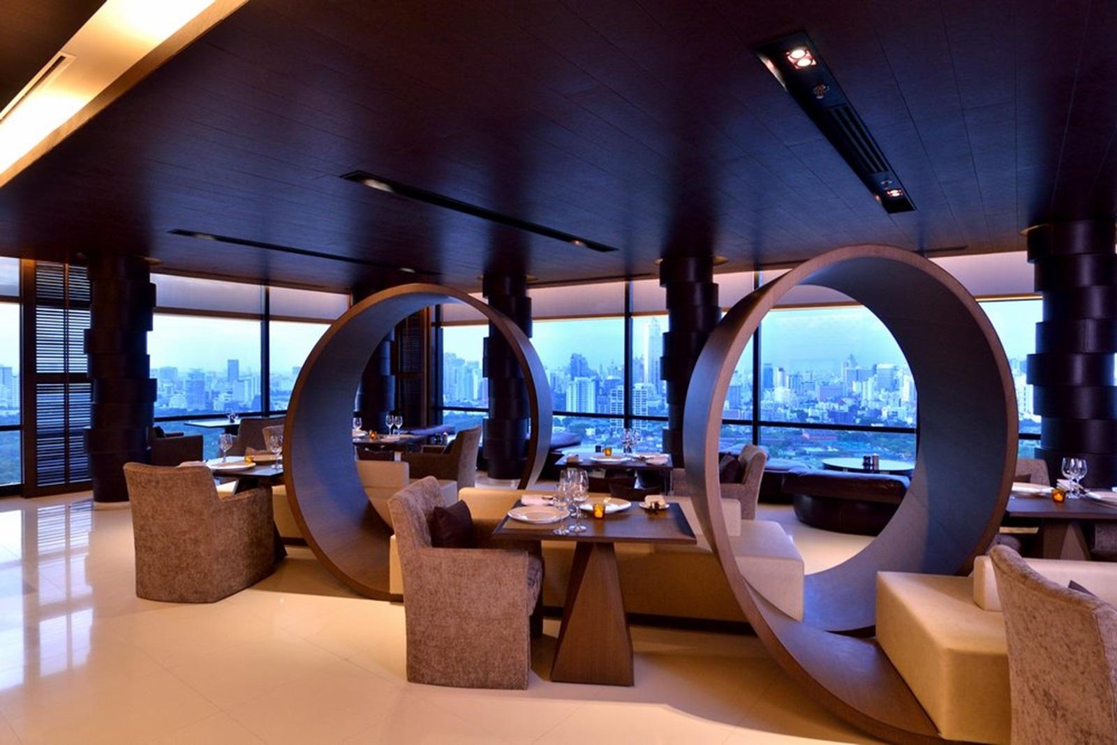 AETAS Lumpini Executive Club Lounge Tables Layout
