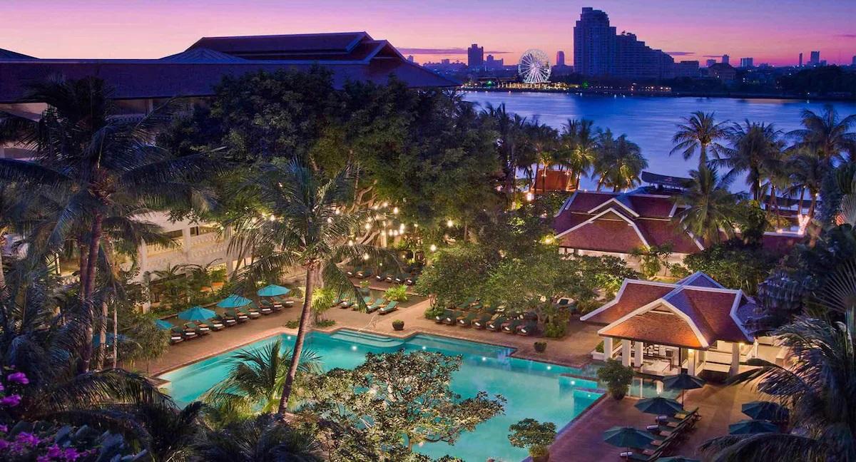 Anantara Riverside Bangkok Resort Aerial View
