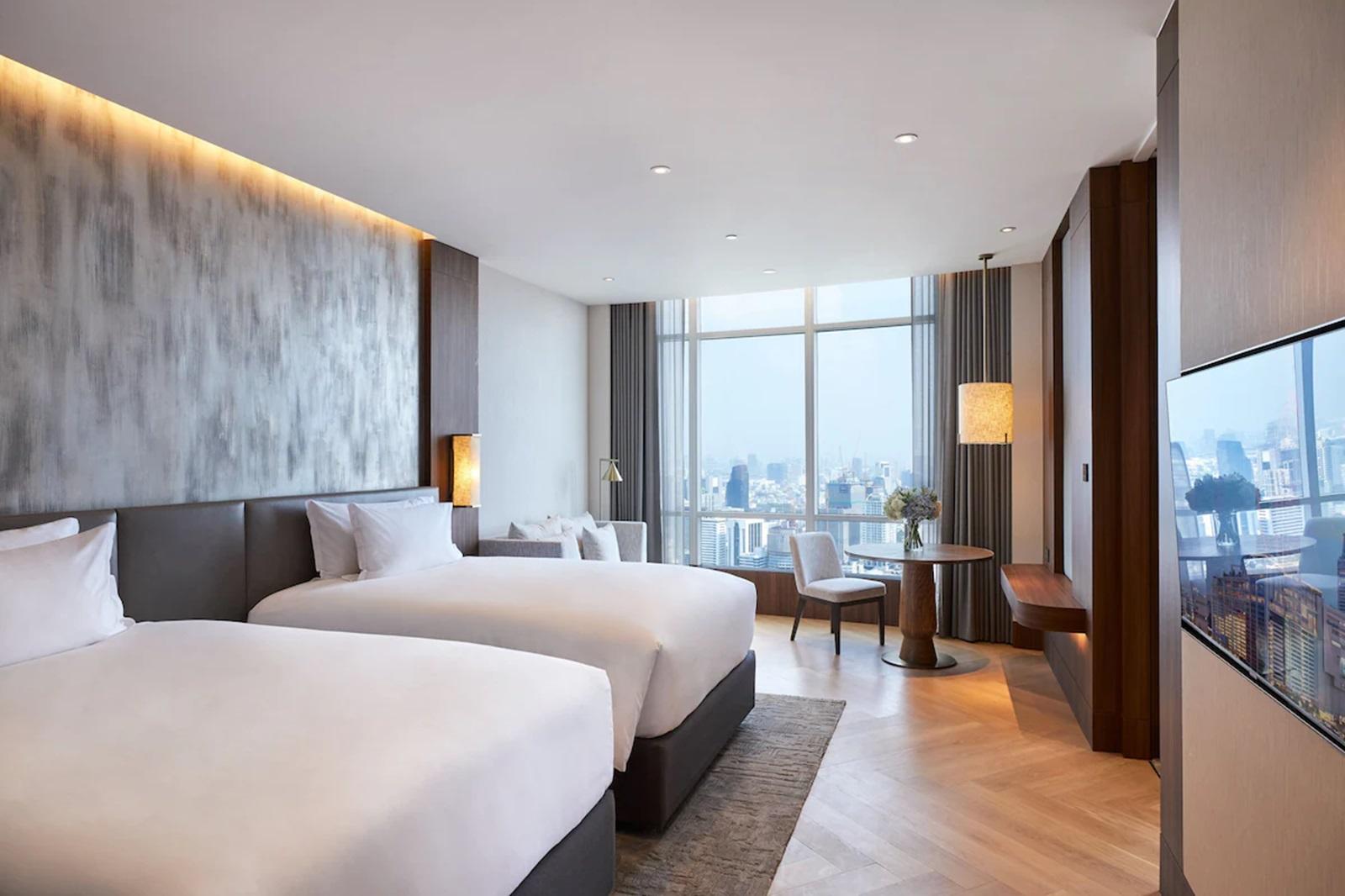 Centara Grand & Bangkok Convention Centre at CentralWorld Twin Bedroom