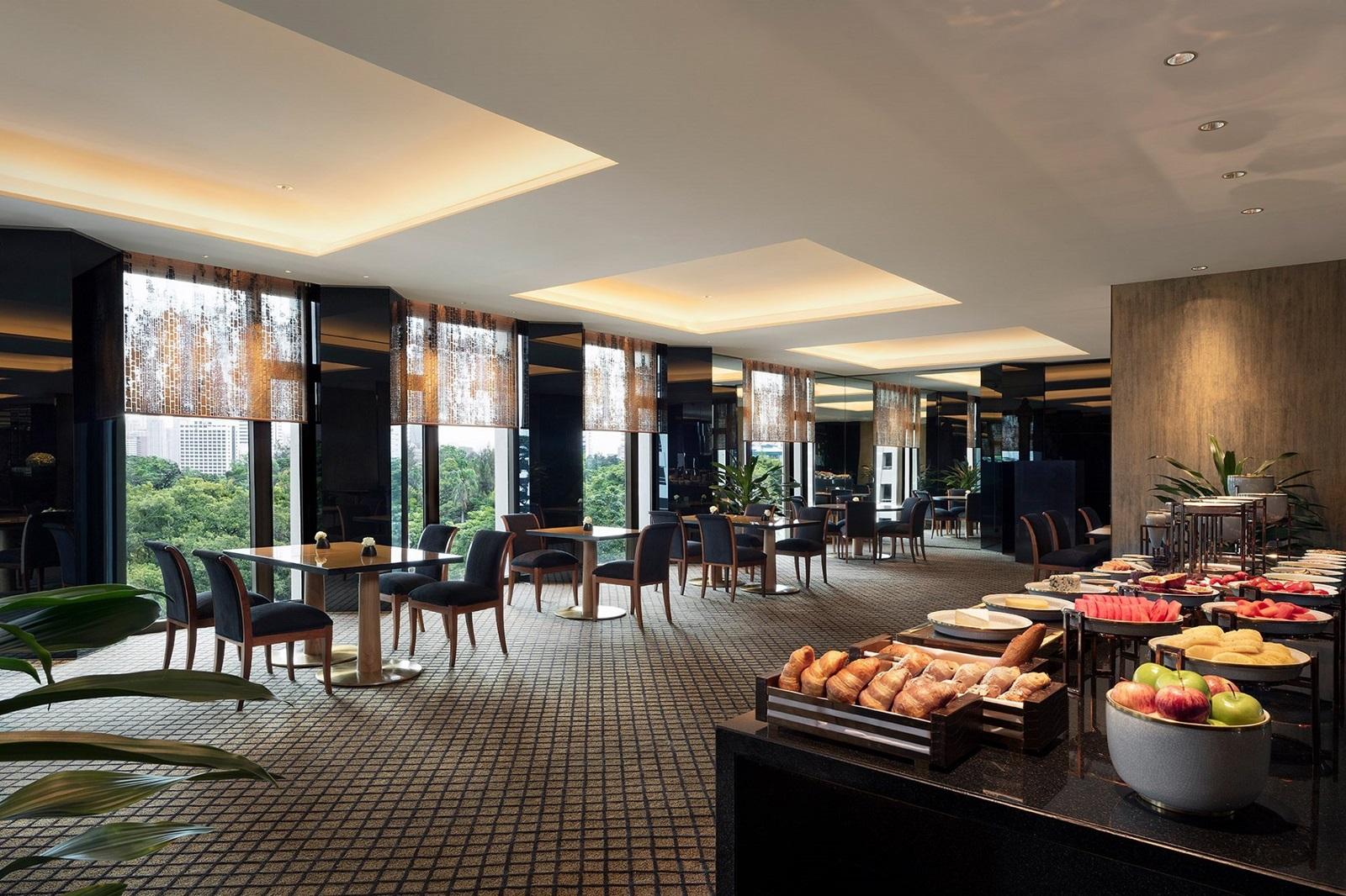 The Sukhothai Bangkok Executive Club Lounge Breakfast Buffet