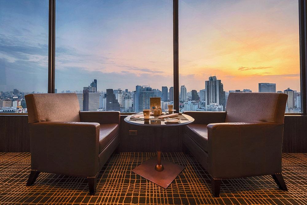 The Landmark Bangkok Hotel Executive Club Lounge View