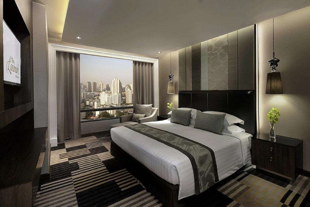 The Landmark Bangkok Hotel King Bedroom
